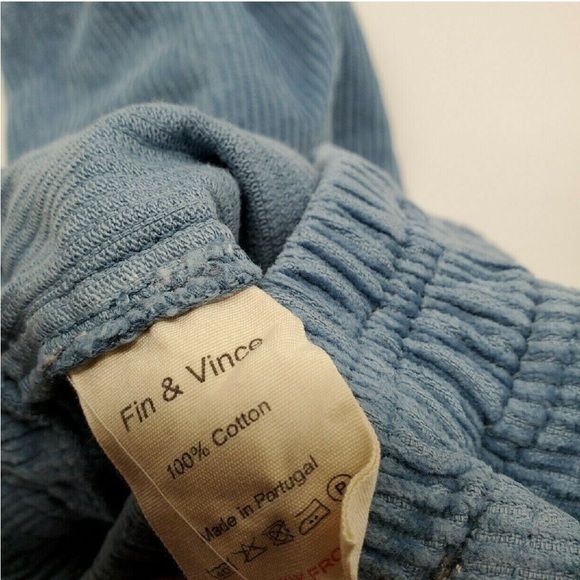 HTF Fin & vince blue corduroy pant 4/5 - Picture 4 of 5